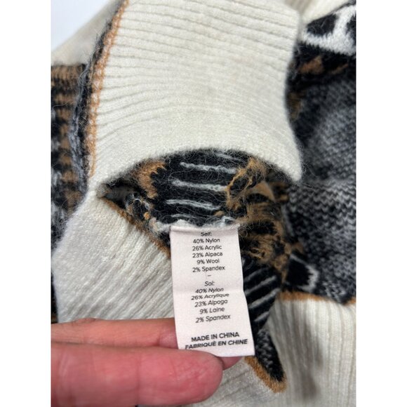 Revolve CINQ A SEPT Shania Knit Pullover Sweater Womens M Wool Alpaca MSRP $325 - Picture 7 of 10